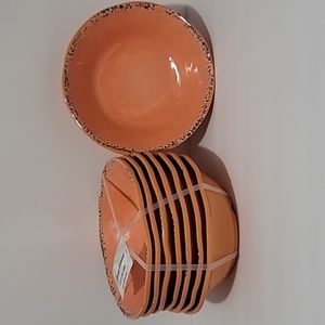 Tommy Bahama 8 Piece Small Bowl Set Corral Crackle